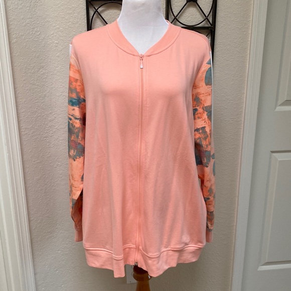 Denim & Co Zip Up Jacket - Picture 1 of 6